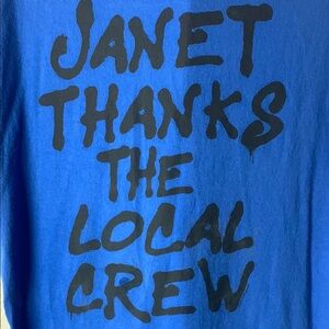 Janet Jackson State of the World Tour 2017 T-Shirt Crew Shirt